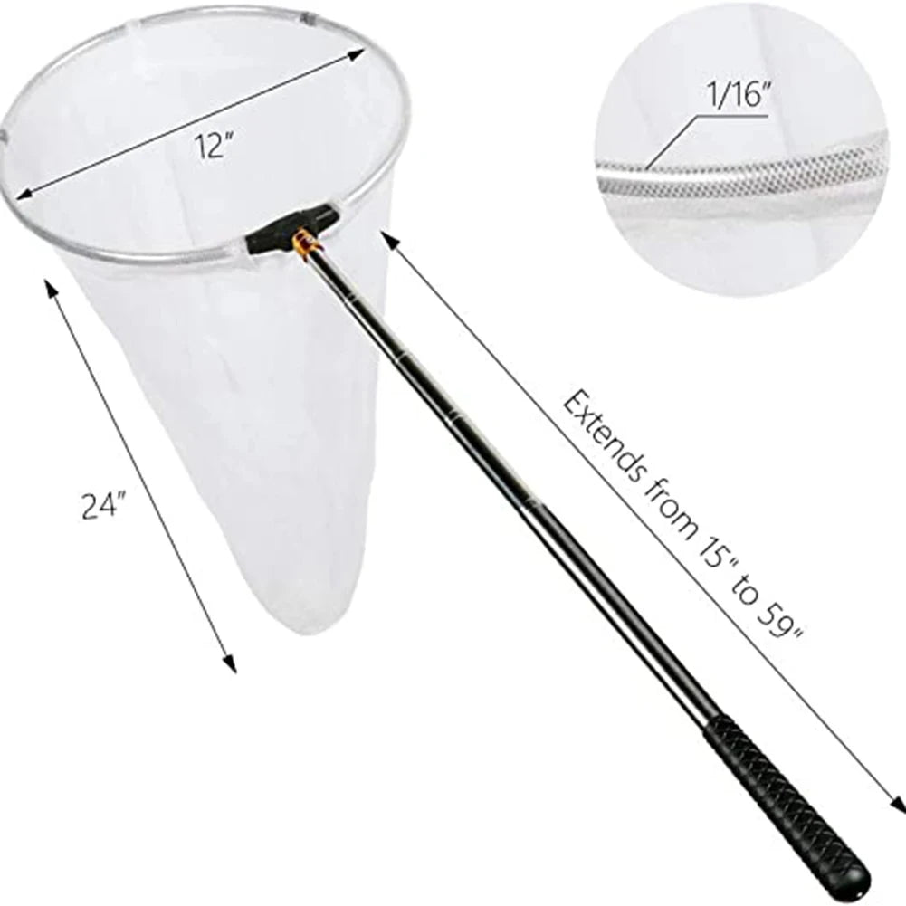 Stainless steel butterfly net